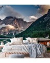 Original wall murals - Lake in the mountains mountain landscape | FEEBY