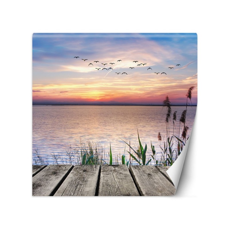 Stylish Wallpaper - Platform at sunset | FEEBY