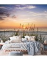 Wall mural for living room - Beach sea sunset | FEEBY