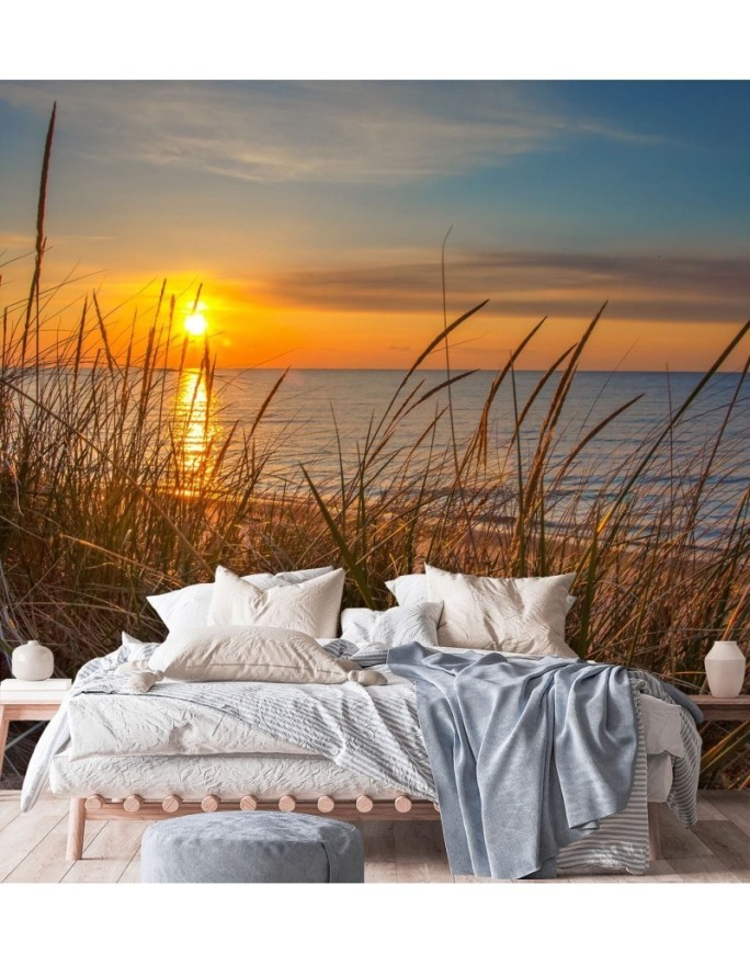 Photo wall mural - Sunset over the sea | FEEBY