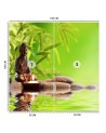 Original Wallpapers - Buddha candle and zen stones | FEEBY