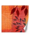 Wallpaper - Leaves abstract orange background Andrea Haase | FEEBY