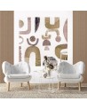 Wallpaper - Gold abstract shapes Andrea Haase | FEEBY