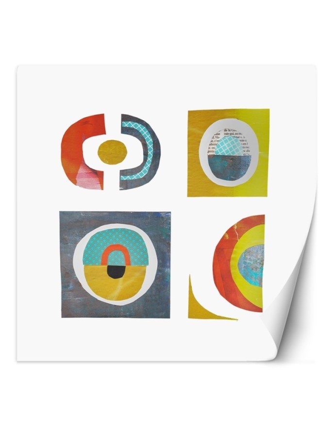 Stylish Wallpaper - Colourful circle patterns abstract Andrea Haase | FEEBY
