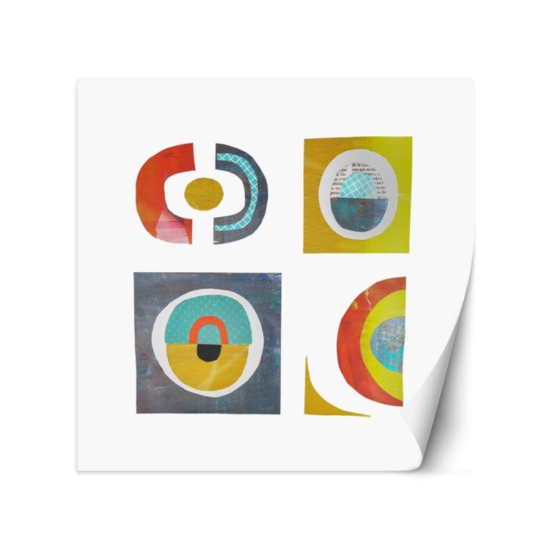 Stylish Wallpaper - Colourful circle patterns abstract Andrea Haase | FEEBY