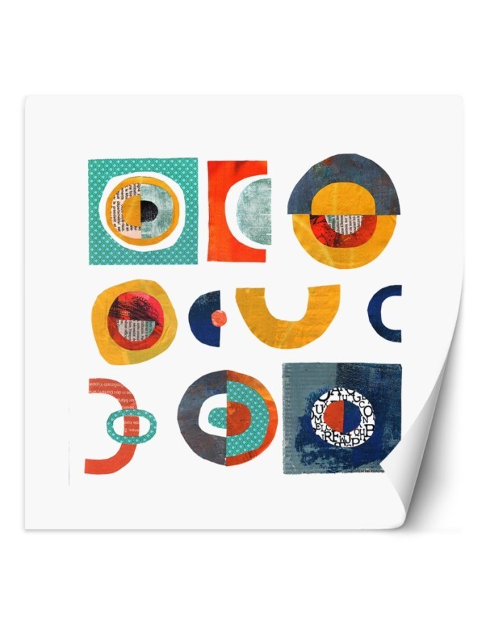 Wallpaper - Colourful horseshoe patterns abstract Andrea Haase | FEEBY