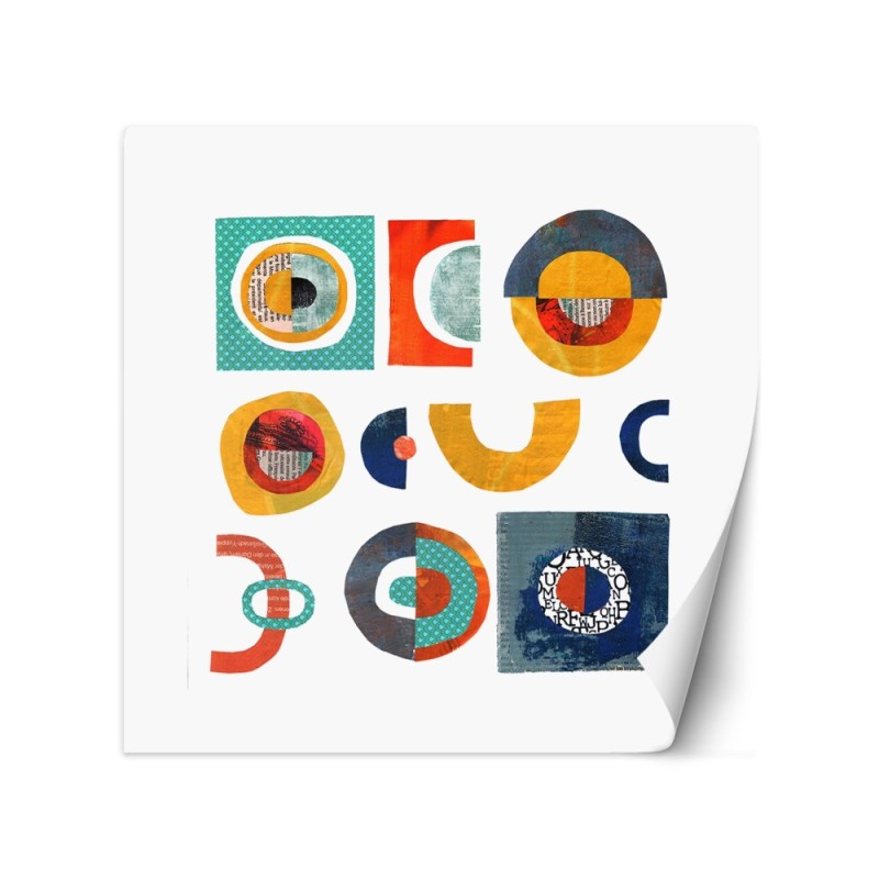 Wallpaper - Colourful horseshoe patterns abstract Andrea Haase | FEEBY