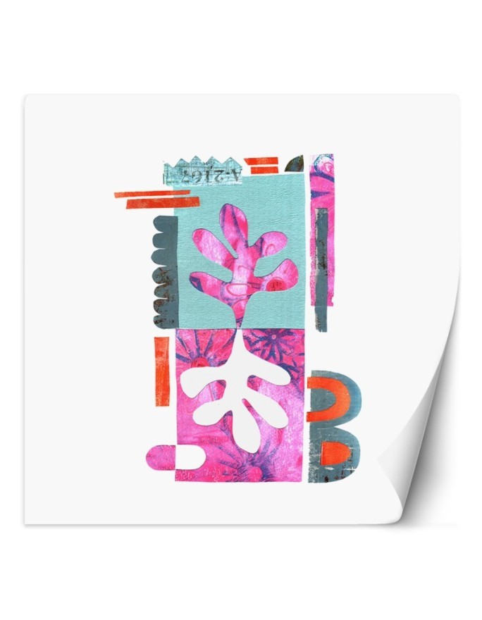 Wallpaper - Pink and blue abstract Andrea Haase | FEEBY
