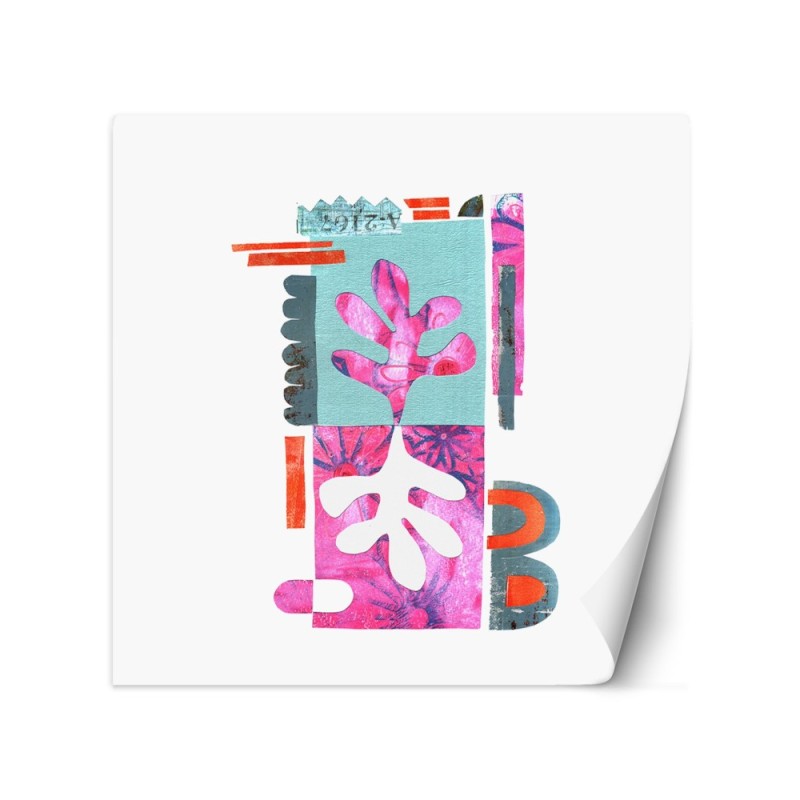 Wallpaper - Pink and blue abstract Andrea Haase | FEEBY