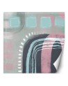 Wallpaper - Pink and blue abstract pattern Andrea Haase | FEEBY