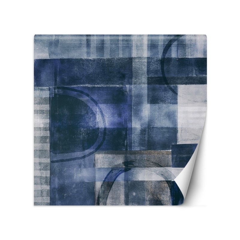 Wallpaper - Blue geometric abstraction Andrea Haase | FEEBY