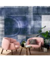 Wallpaper - Blue geometric abstraction Andrea Haase | FEEBY