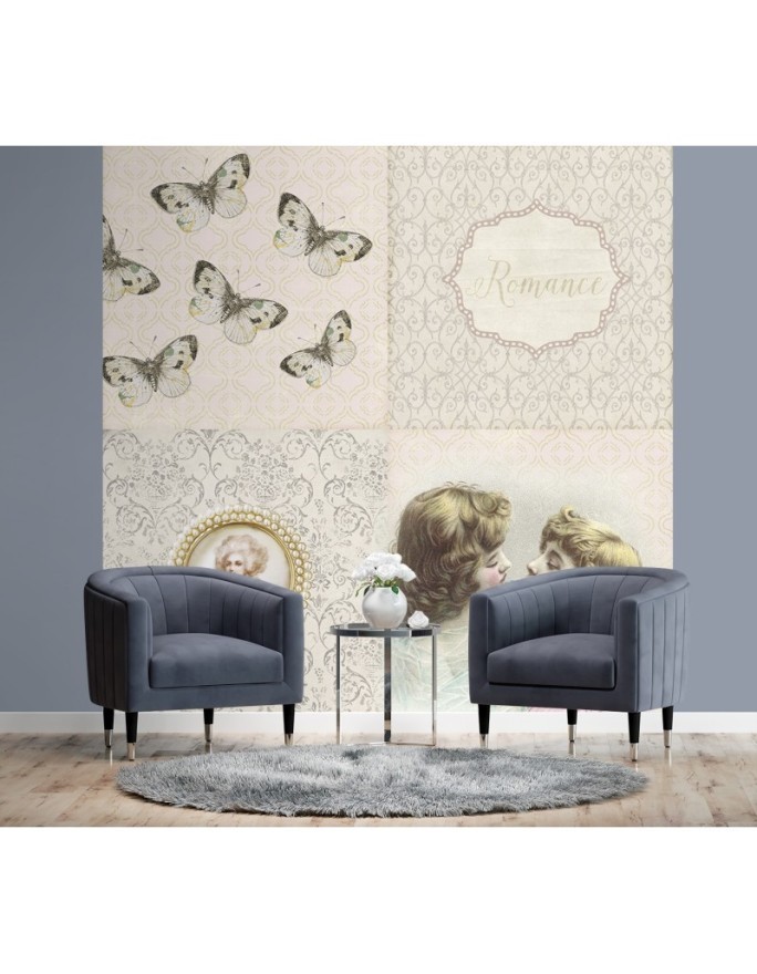 Stylish Wallpaper - Abstract collage Andrea Haase | FEEBY