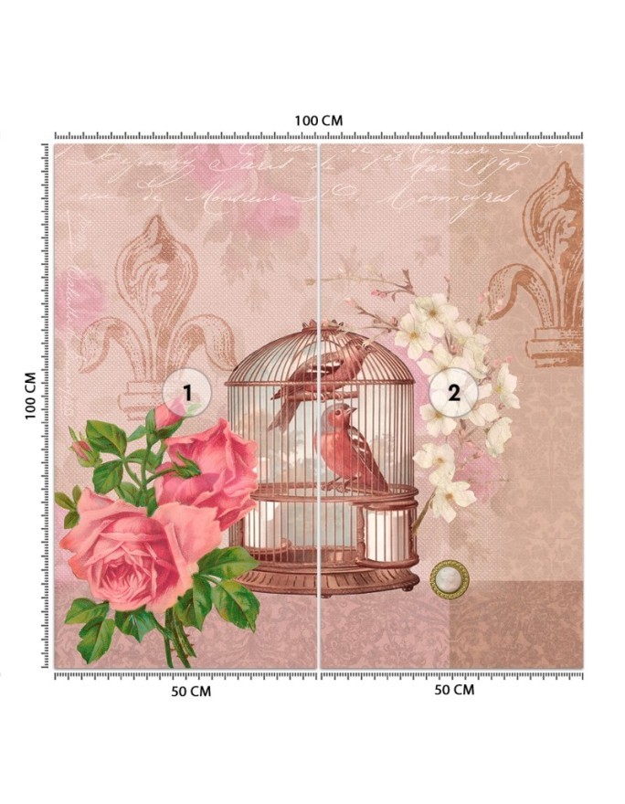 Beautiful Wallpapers - Flowers birds pink background Andrea Haase | FEEBY