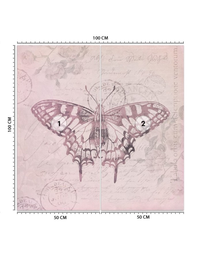 Most fashionable Wallpapers - Butterfly on pink background Andrea Haase | FEEBY