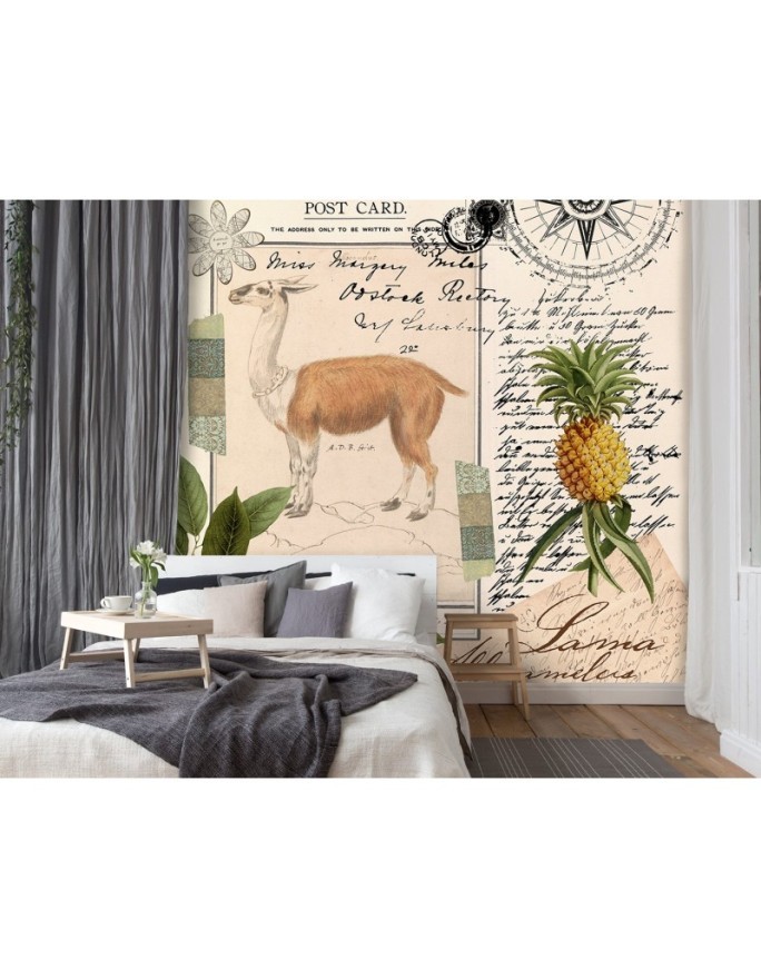 Wall mural - Lama nature abstract tropical Andrea Haase | FEEBY