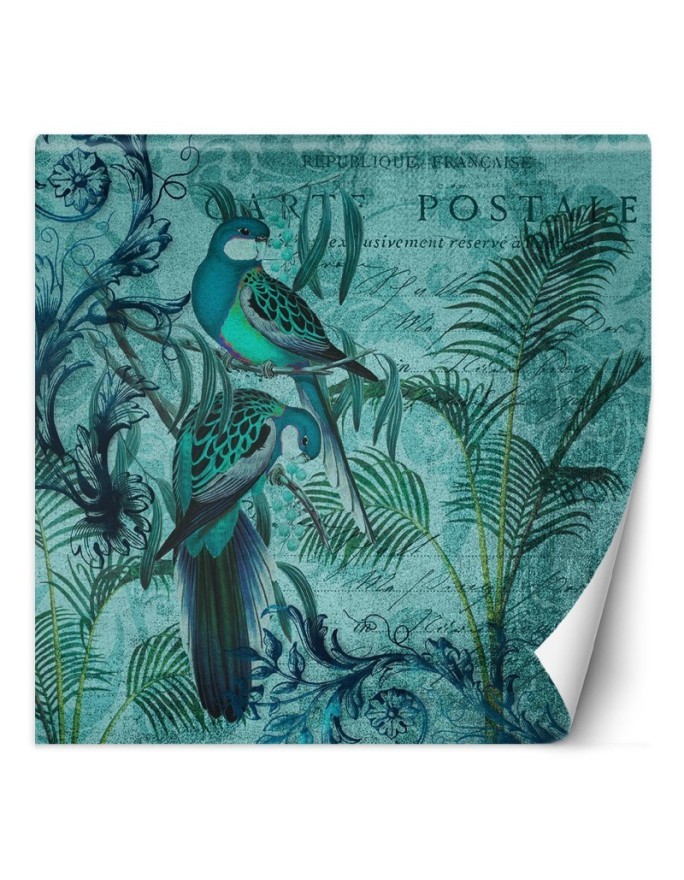 Wall mural - Exotic birds on branches Andrea Haase | FEEBY