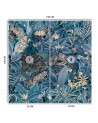 Stylish wall mural - Tropical nature abstraction Andrea Haase | FEEBY