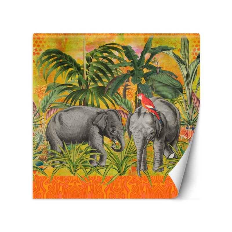 Modern wall murals - Elephants exotic animals elephants Andrea Haase | FEEBY