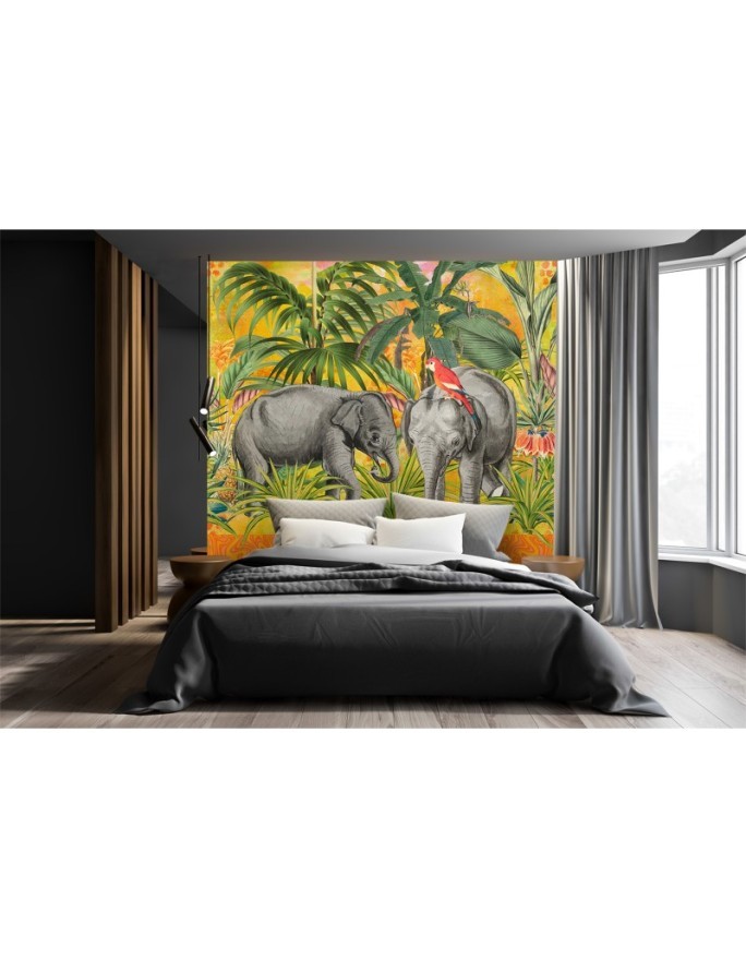 Modern wall murals - Elephants exotic animals elephants Andrea Haase | FEEBY