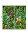 Most fashionable wall murals - Monkeys in the jungle Andrea Haase | FEEBY