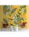 Wall mural - Tropical abstraction birds on a branch Andrea Haase | FEEBY