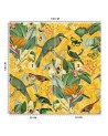 Wall mural - Tropical abstraction birds on a branch Andrea Haase | FEEBY