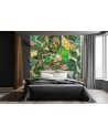 Wall mural - Jungle birds on green background abstract Andrea Haase | FEEBY