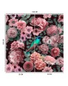 Stylish wall mural - Flowers roses pink bird nature Andrea Haase | FEEBY