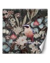 Inspirational wall mural - Bird leaves nature abstract Andrea Haase | FEEBY