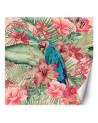 Wall mural - Parrot egothic leaves Andrea Haase | FEEBY