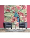 Wall mural - Parrot egothic leaves Andrea Haase | FEEBY