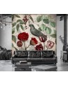 Wall mural - Abstract bird flowersnature Andrea Haase | FEEBY