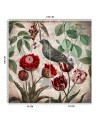 Wall mural - Abstract bird flowersnature Andrea Haase | FEEBY