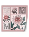 Stylish wall mural - Pink collage Flowers Andrea Haase | FEEBY