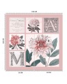 Stylish wall mural - Pink collage Flowers Andrea Haase | FEEBY