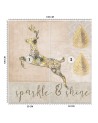 Wall murals - Deer in gold Andrea Haase | FEEBY
