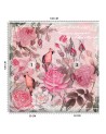 Original wall murals - Parrots and flowers in pink Andrea Haase | FEEBY