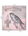 Modern wall murals - Nature bird on pink background Andrea Haase | FEEBY