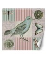 Beautiful wall murals - Bird on pink background Andrea Haase | FEEBY