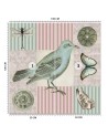 Beautiful wall murals - Bird on pink background Andrea Haase | FEEBY