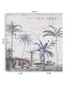 Exclusive wall murals - Hippopotamus tropical animals Andrea Haase | FEEBY