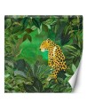 Unique Wallpapers - Nature jungle panther green leaves Andrea Haase | FEEBY
