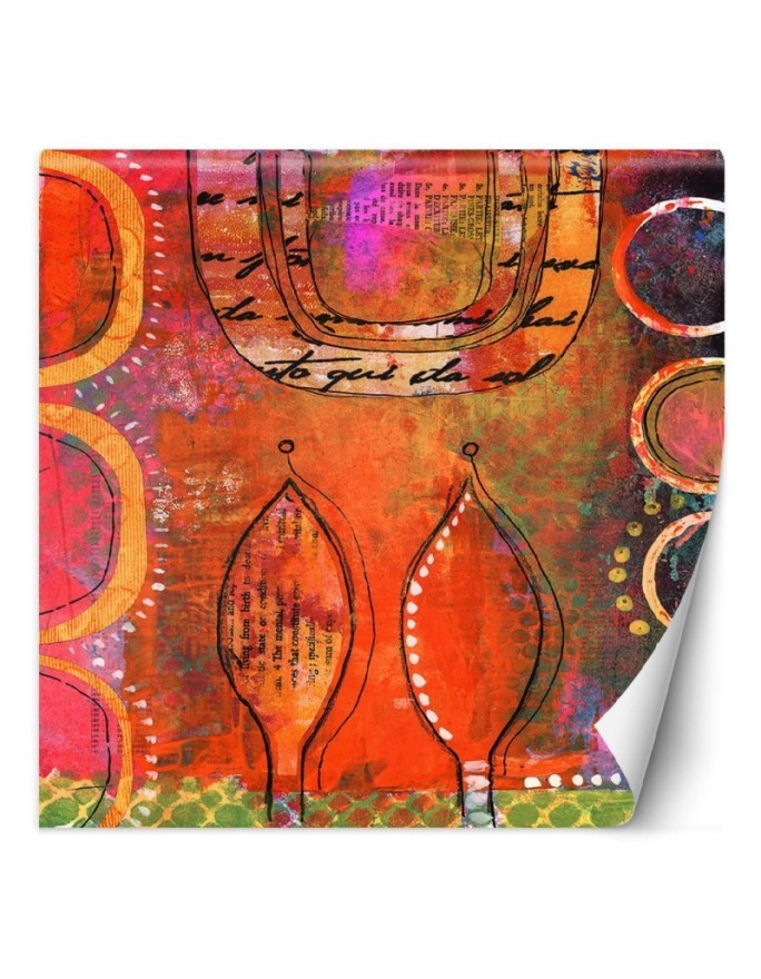 Wallpaper - Orange abstraction Andrea Haase | FEEBY