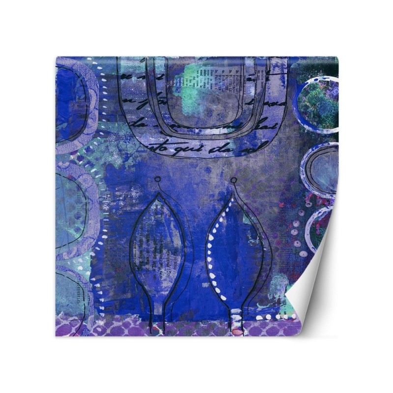 Stylish Wallpaper - Blue abstraction Andrea Haase | FEEBY