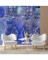 Stylish Wallpaper - Blue abstraction Andrea Haase | FEEBY