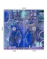Stylish Wallpaper - Blue abstraction Andrea Haase | FEEBY