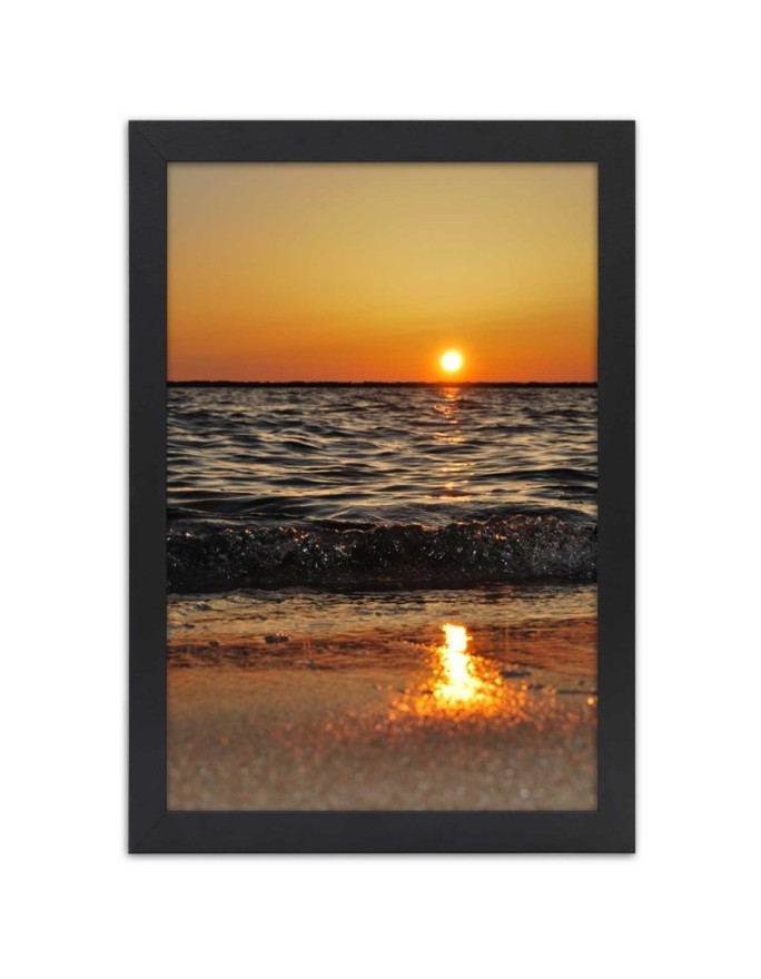 Poster Sea and setting sun