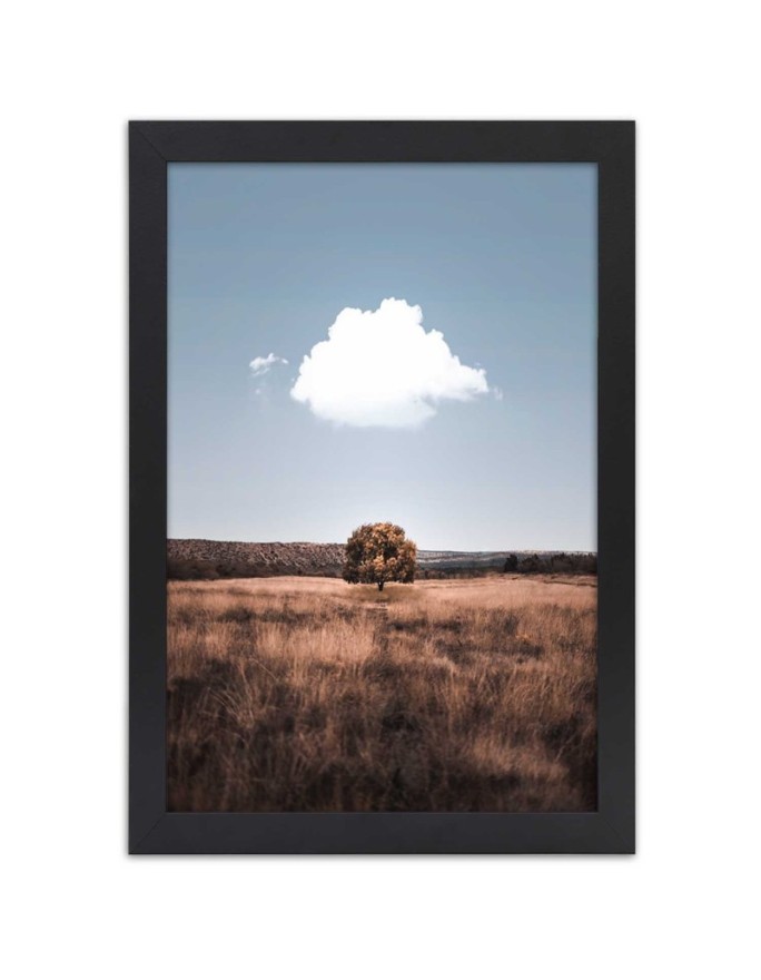 Poster Lone tree and clouds