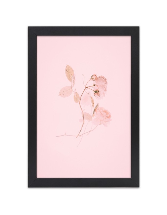 Poster Minimalist pink flower